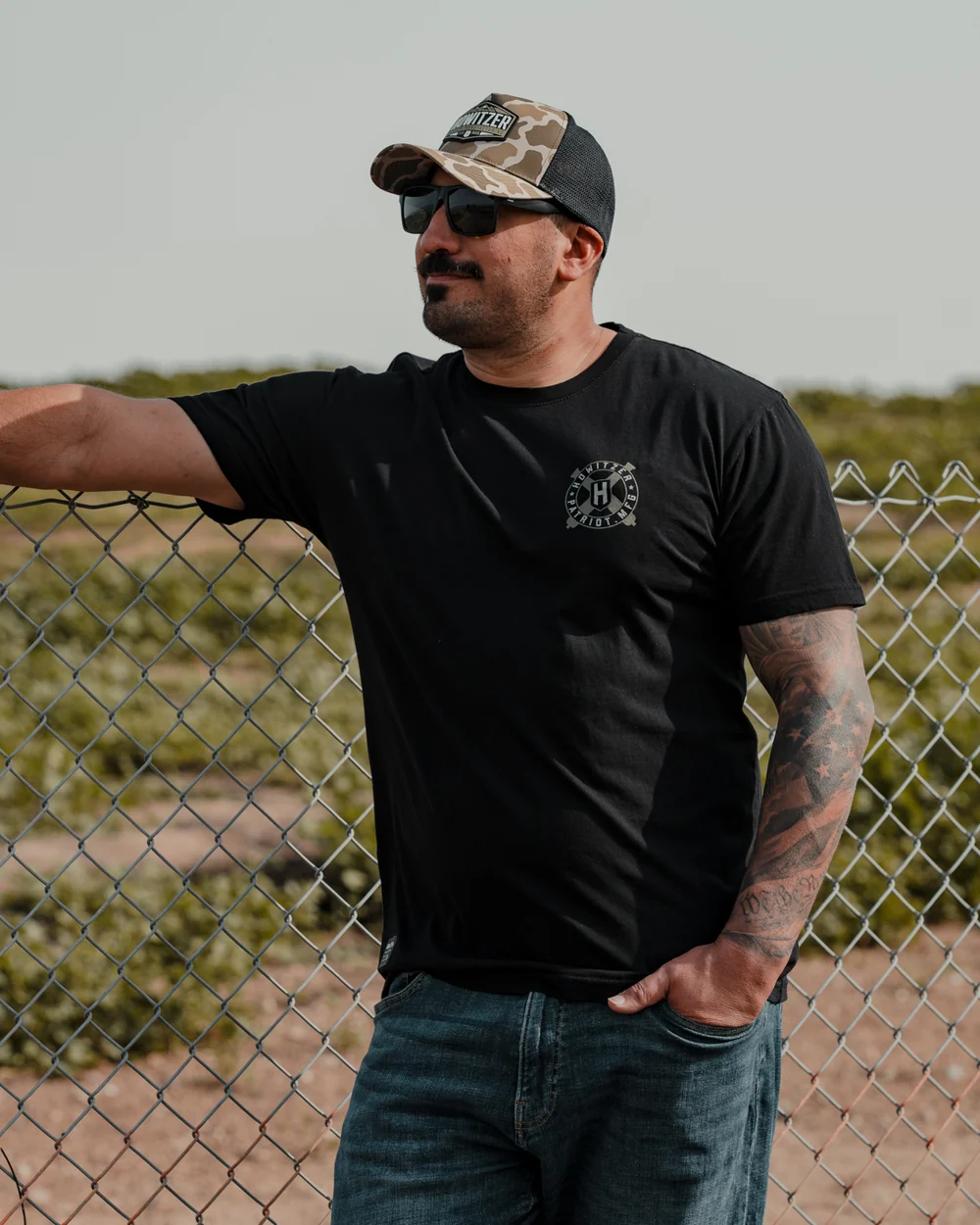 Howitzer Slant Flag Tee - Image 4